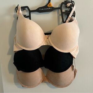 NEW Tahari Bras 3-Pack 36B